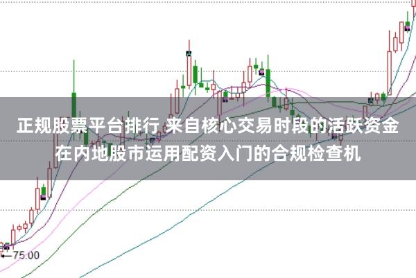 正规股票平台排行 来自核心交易时段的活跃资金在内地股市运用配资入门的合规检查机